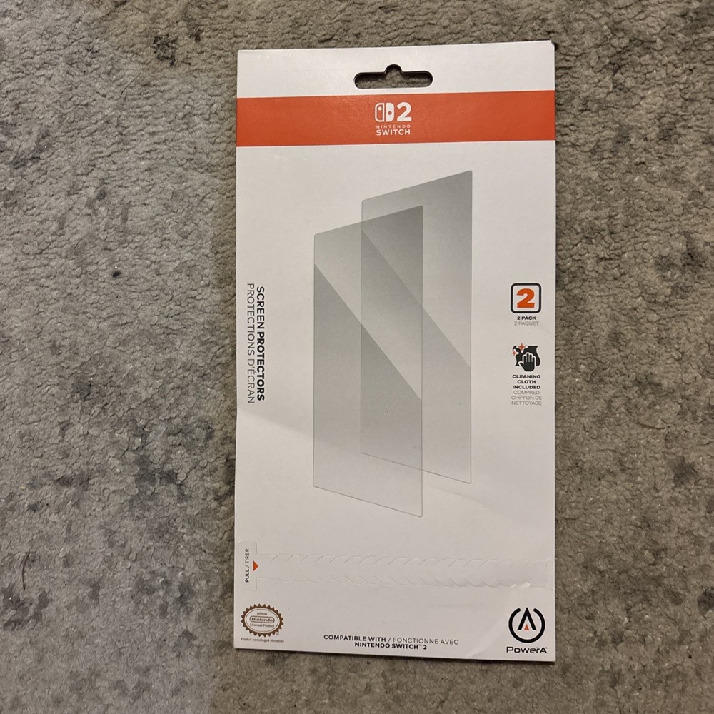 PowerA Screen Protector for Nintendo Switch 2 Pack Of Two