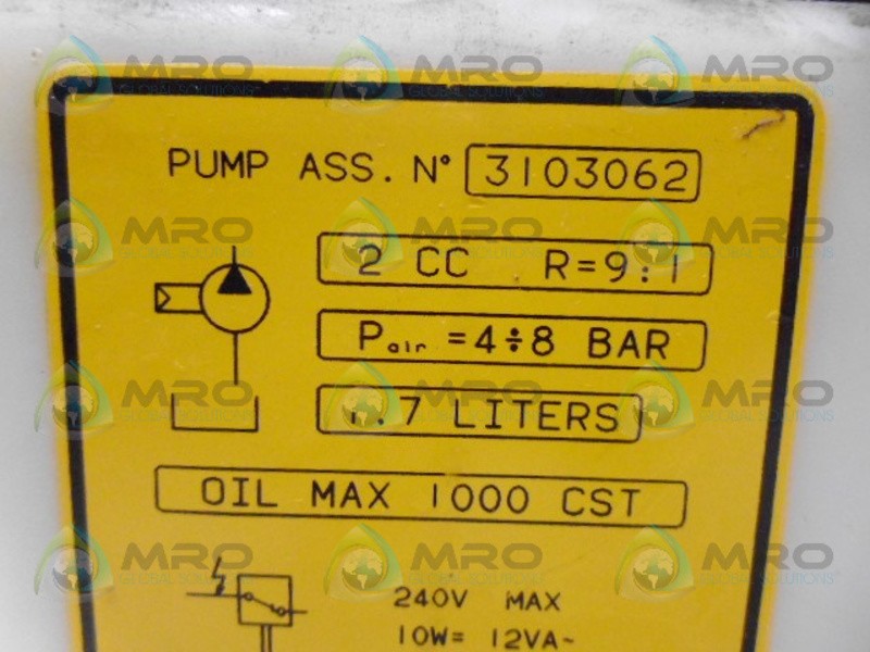 DROPSA 3103062 PUMP ASSEMBLY UNMP