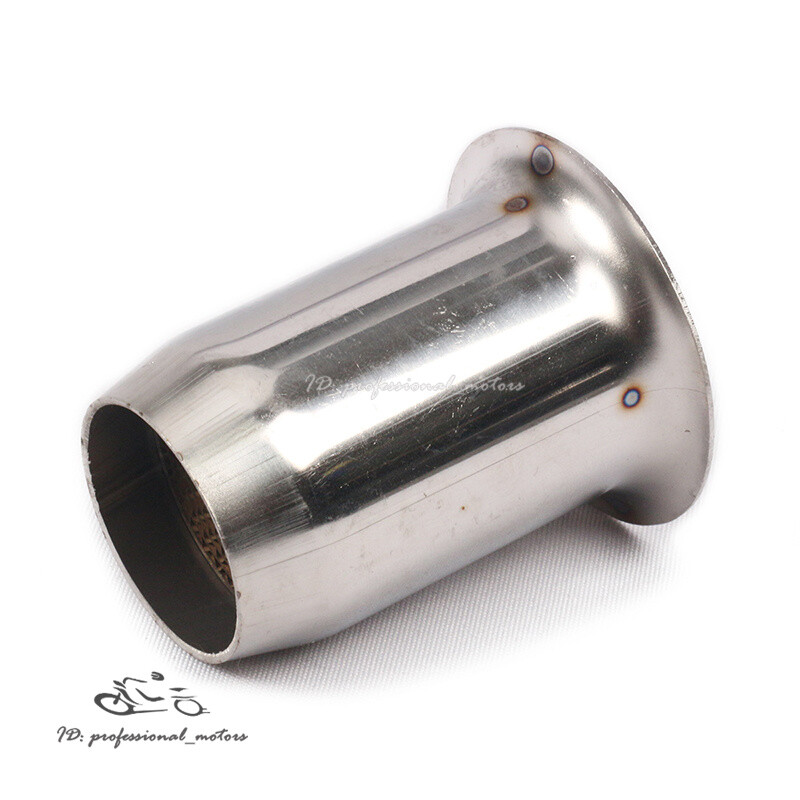 60mm Universal Exhaust Baffle Muffler DB Killer Insert Link Pipe Silencer 2.36"