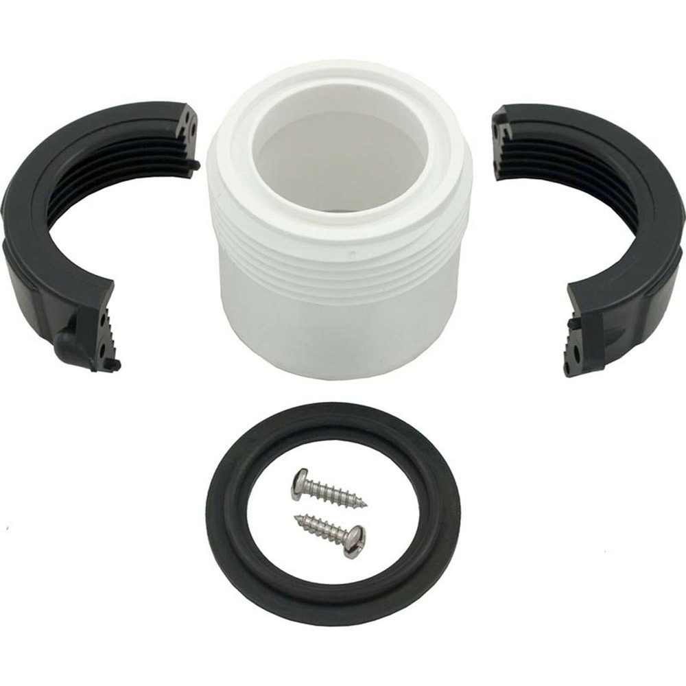 Hot Tub Basics | 1.5" Flow Thru Heater Union Split Nut & Tail Piece Kit *PAIR*