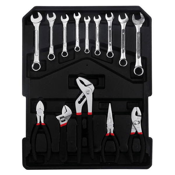 799pcs Aluminum Trolley Case Tool Set Silver