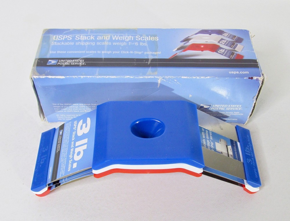 USPS Stack and Weigh Easy Shipping Scales | Stackable 1 - 6 lbs | FREE SHIP