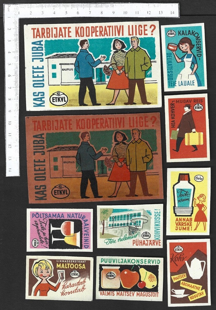 VINTAGE matchbox labels- Worldwide (34)