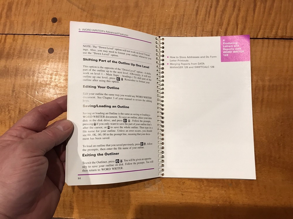 Commodore 128 PC Word Writer User's Manual Vintage Computer TIMEWORKS 1982