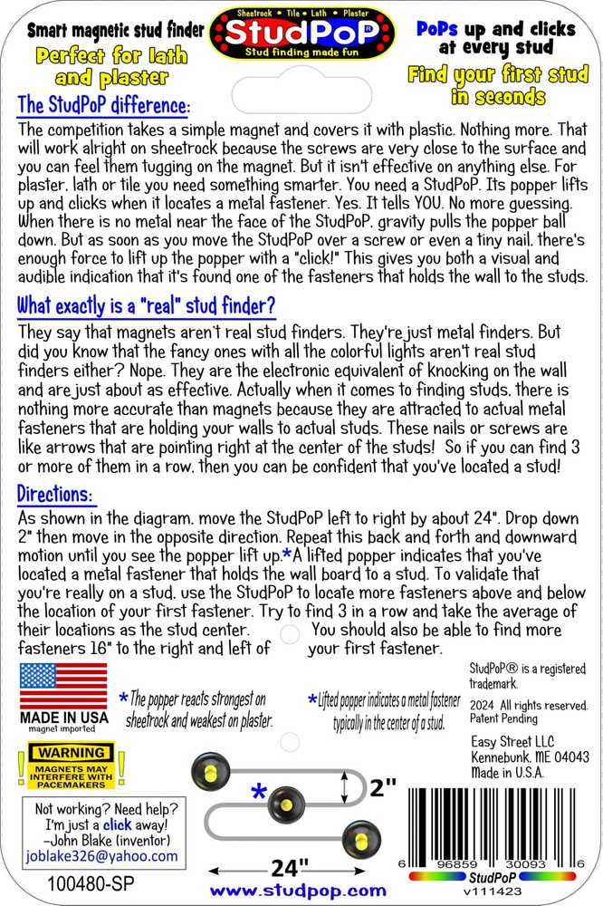 Magnetic Stud Finder set Smart tool choices for wall hardware