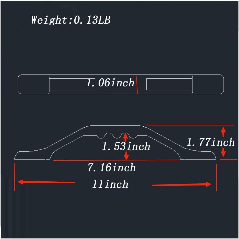 Plastic Grab Handle Replacement for Trailer, Camper, Cargo Trailer, 11 Inch Hand