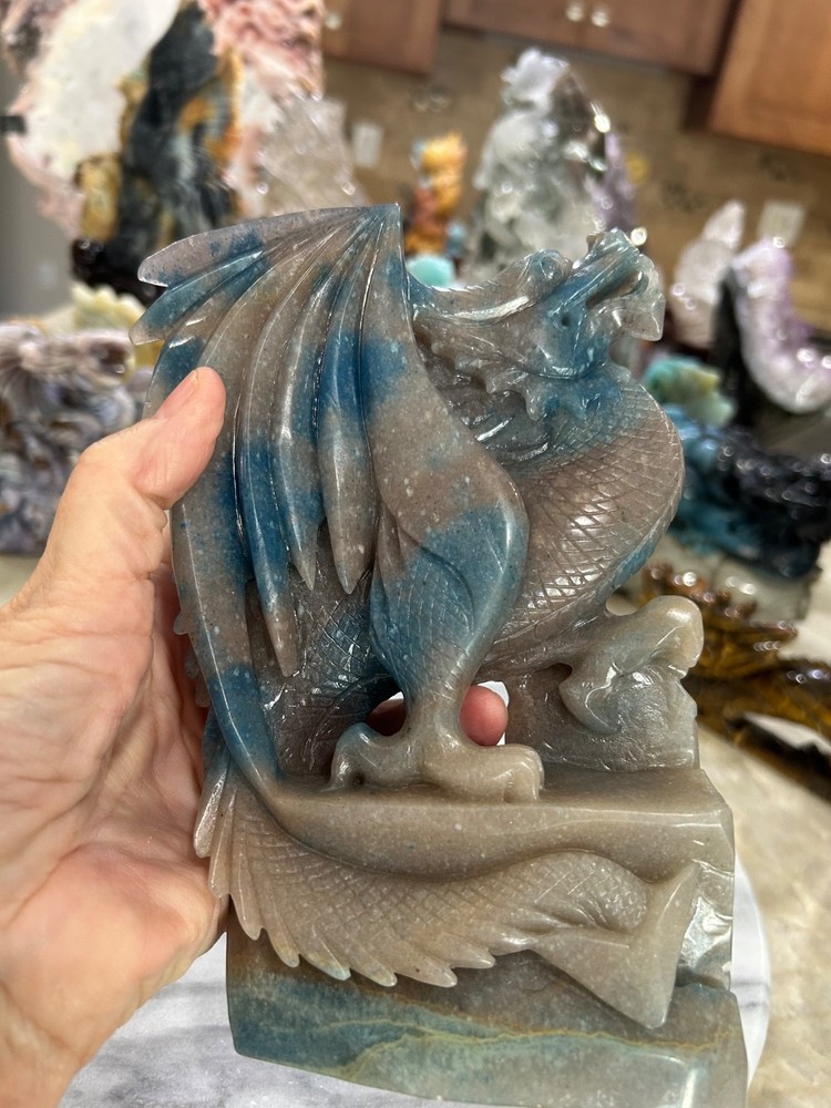 Trolleite fly Dragon carving