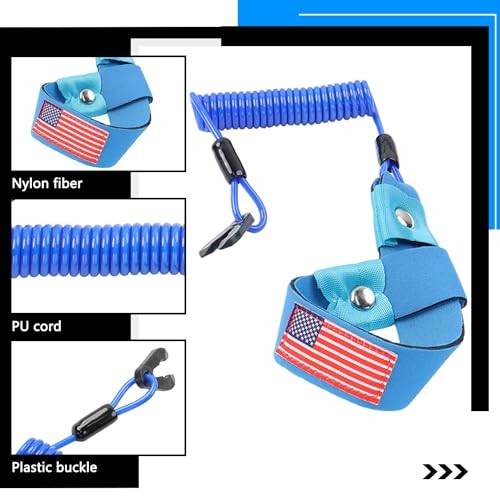 Jet Ski Kill Switch Lanyard Compatible with Yamaha Cut Off Tether Replace Blue