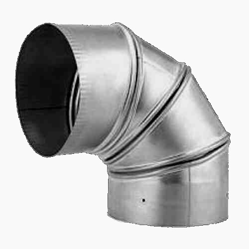 7 INCH 90 DEGREE STAINLESS STEEL ADJUSTABLE ELBOW 2-PACK