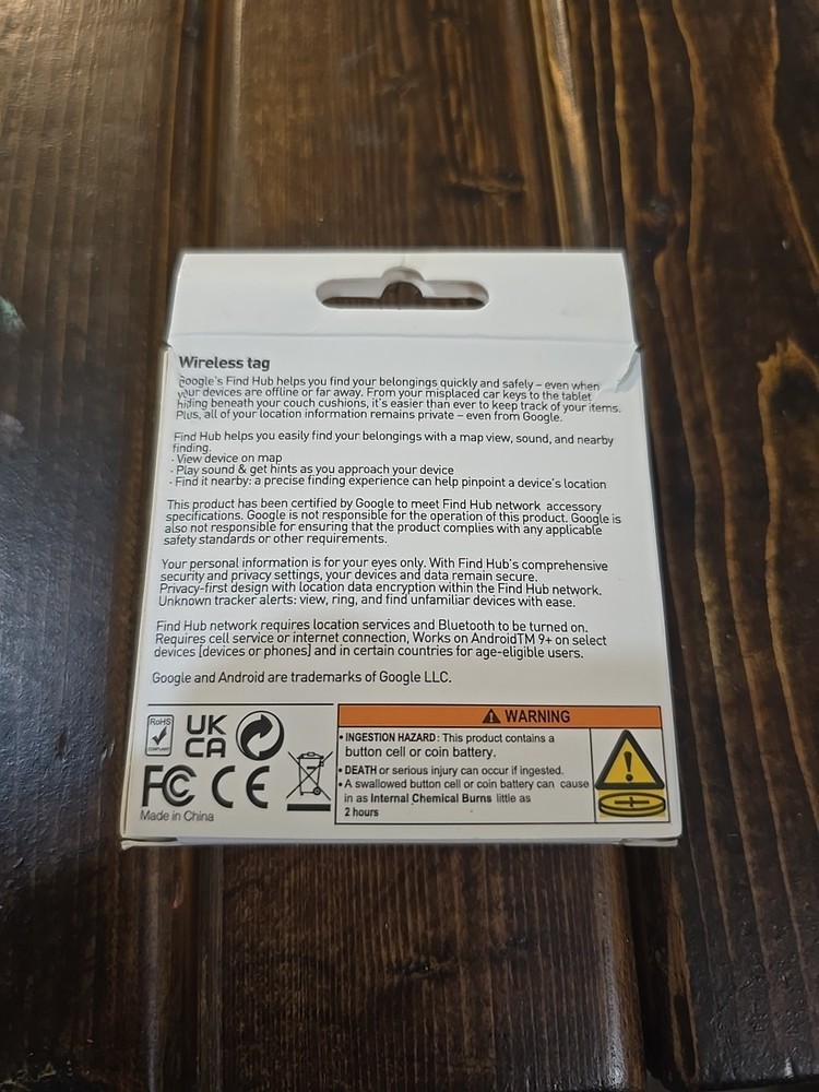 Android Air Tags Smart Bluetooth Tracker with Google Find Hub