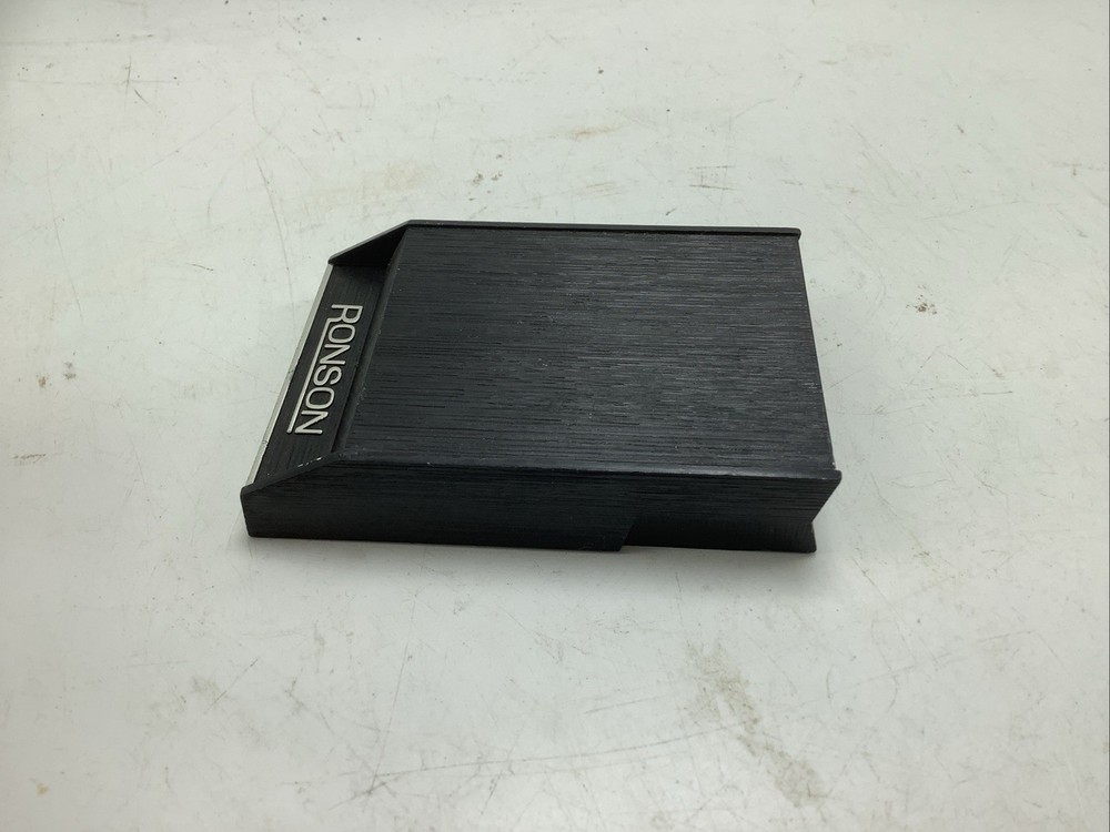 VINTAGE RONSON Black Display LIGHTER BOX ONLY