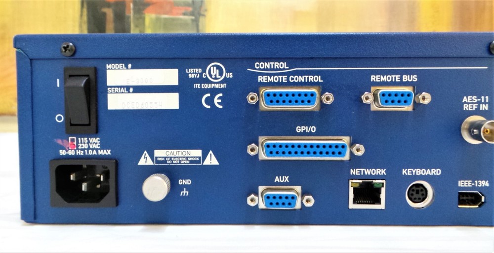 360 Systems Ethernet Audio System Digicart-E Model: E-3000