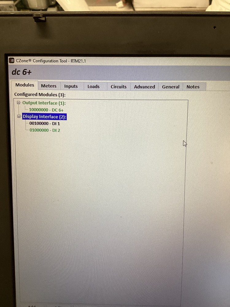 CZone BEP - Touch 5 - 80-911-0124-00- Display Interface- Fully Tested- W/ Cable