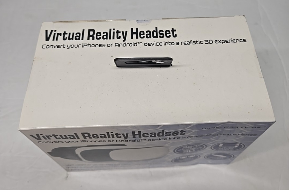 Virtual Reality Headset by Wireless Gear Realistic 3D Experience