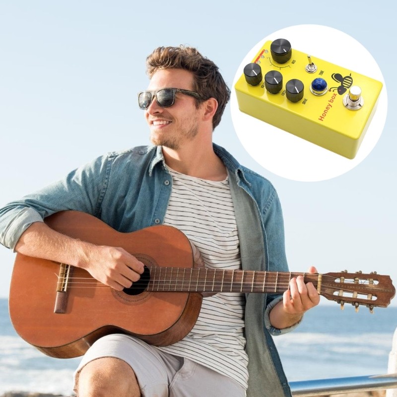 Electric Guitar Effects Processor Distortion Reverbs Functionality Compacts