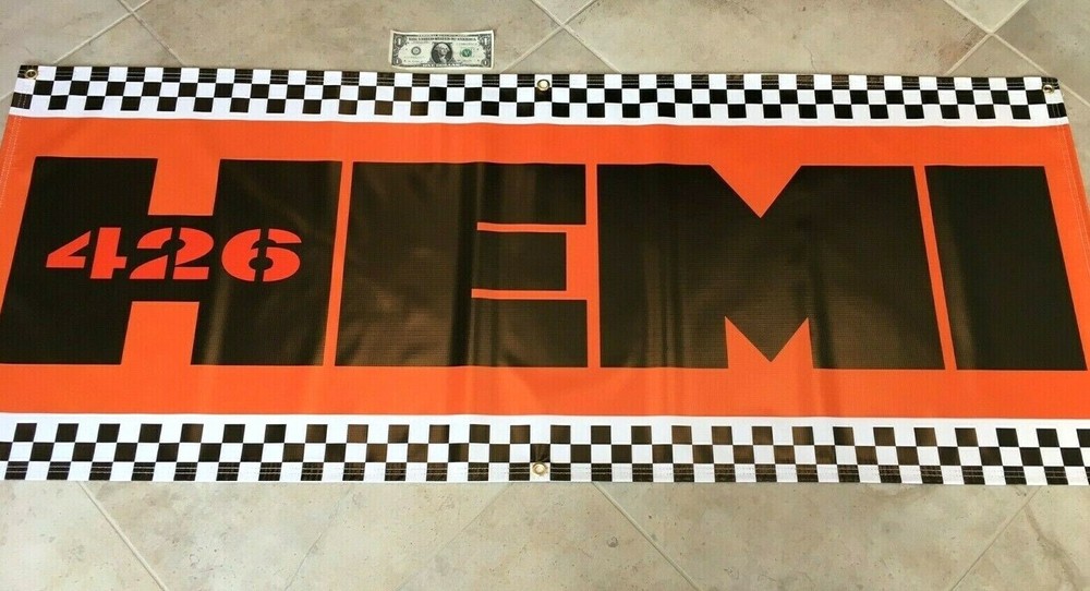 HEMI Garage Banner Sign (Large 2'x5')