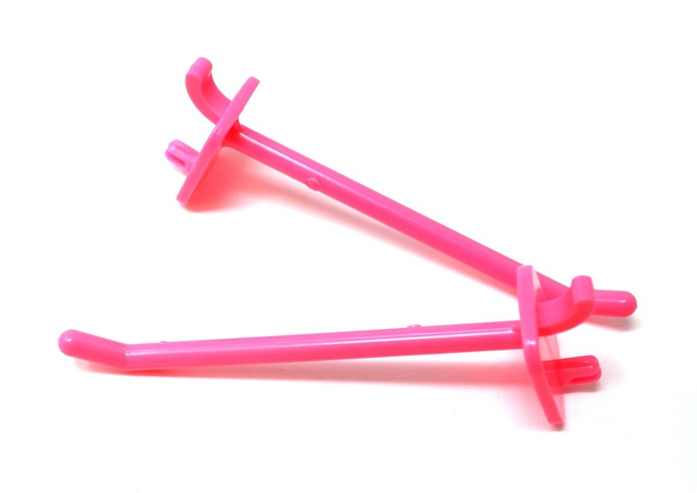 4" Plastic Pegboard Hooks Garage/Tools/ Storage/Jewelry/Crafts/ 75 or 100 Pack