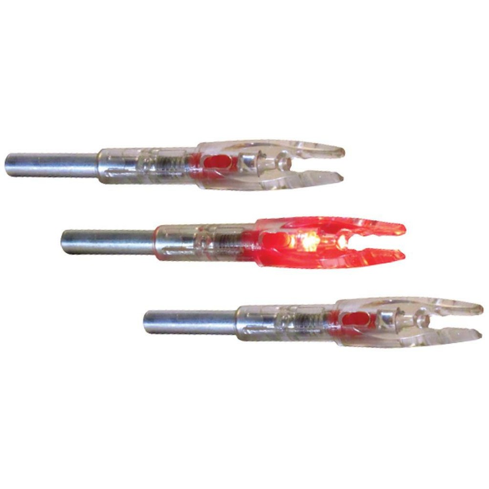 GWS Lighted S Nocks Red 3 pack