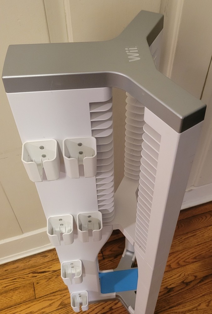 36” NINTENDO Wii Storage Tower Rack Tall Stand 20 Video Game Console Display