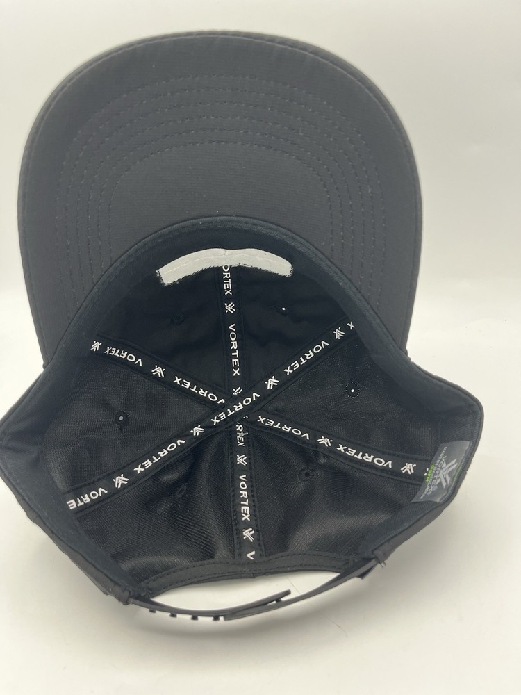 VORTEX Men's Precision Profile Black OSFM Cap (125-06-BLK)