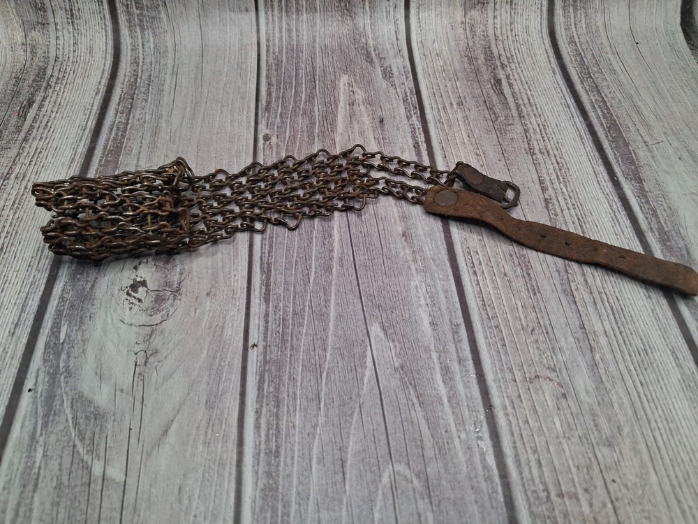 Antique Cotton Picker's Chainmail Thumb Protector / Guard