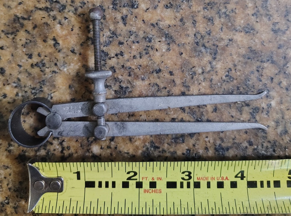 🗽 VINTAGE STARRETT 4-1/2" ID CALIPER