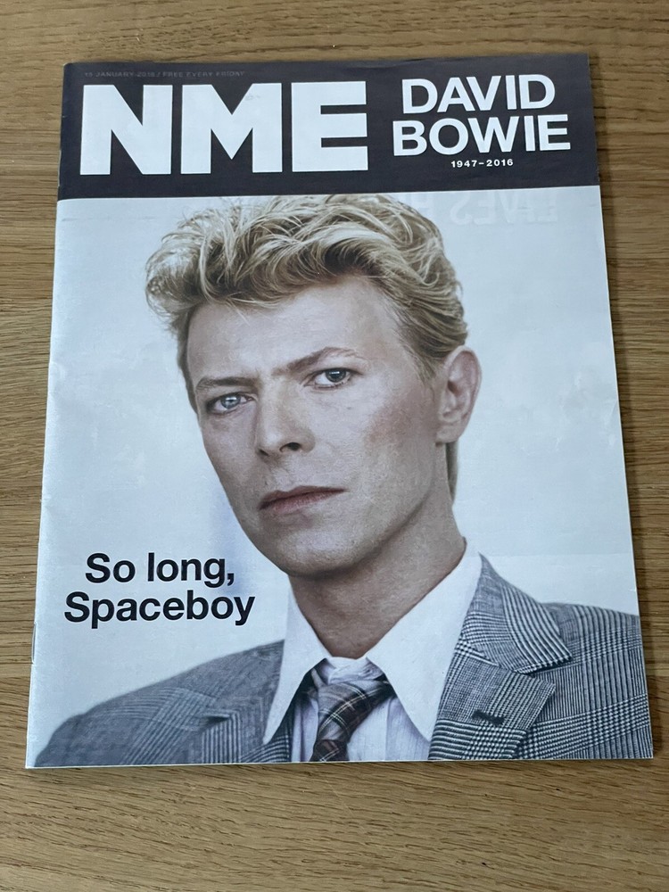 David Bowie 2016 N M E Tribute Feature Magazine 1947-2016