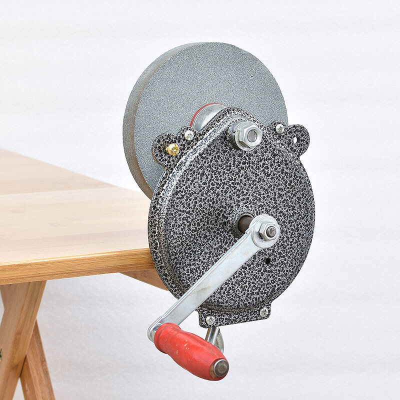 Hand-cranking grinding machine Household small knife sharpener