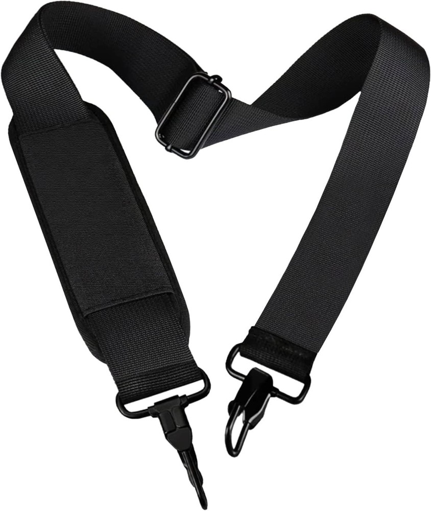 Universal Replacement Laptop Shoulder Strap, Durable 55" Adjustable Black