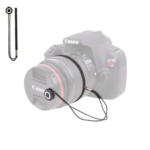 Camera Lens Cap Leash Holder for DSLR SLR – Adhesive Tether, 10 Pack