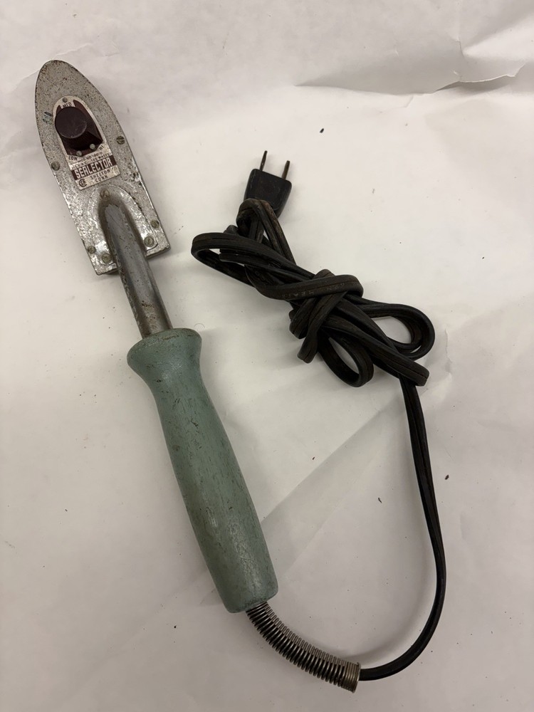 Vintage Sealector tacking iron model 100-D1 tested