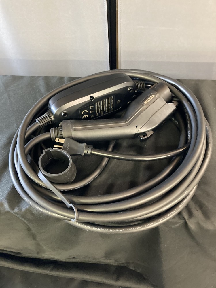 VEVOR  EV Charging Cord, 25ft, Mode 2, Portable, Includes Storage/Carry Bag