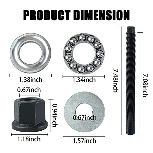 LS Harmonic Balancer Installation Tool With Three-Part Thrust Bearing