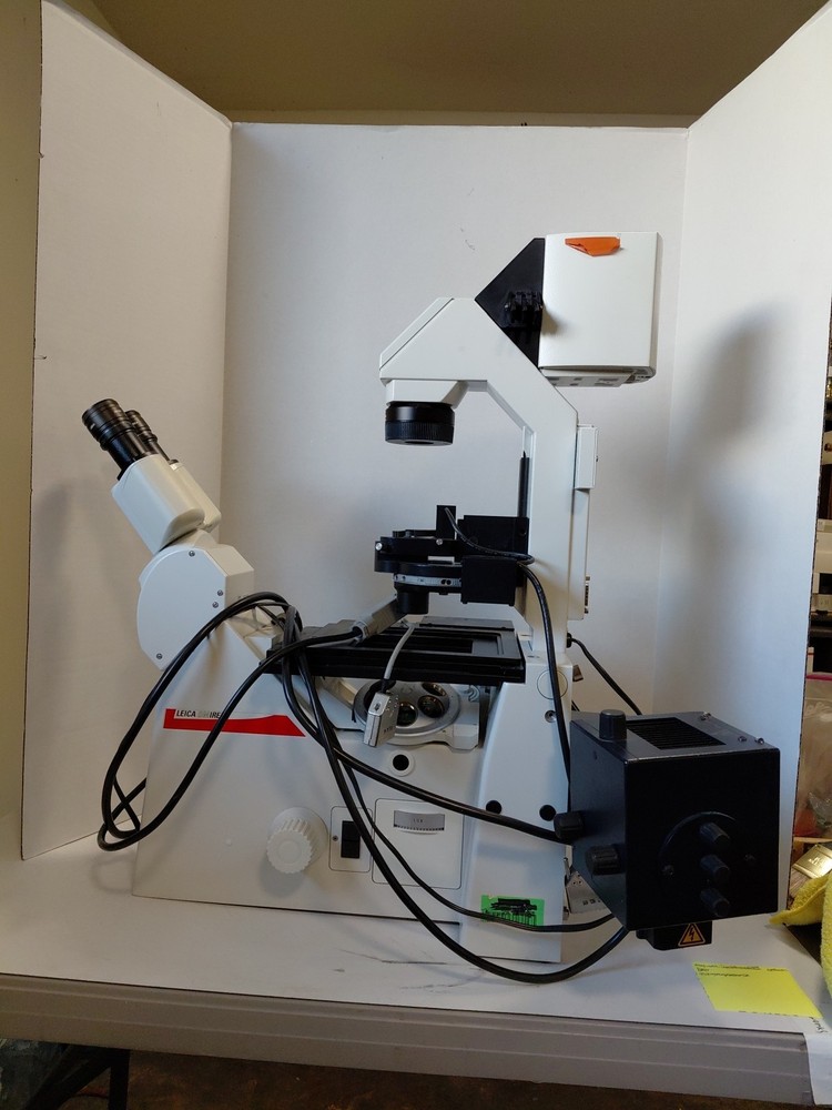 Leica Inverted Microscope DMIRE2 For Parts Untested