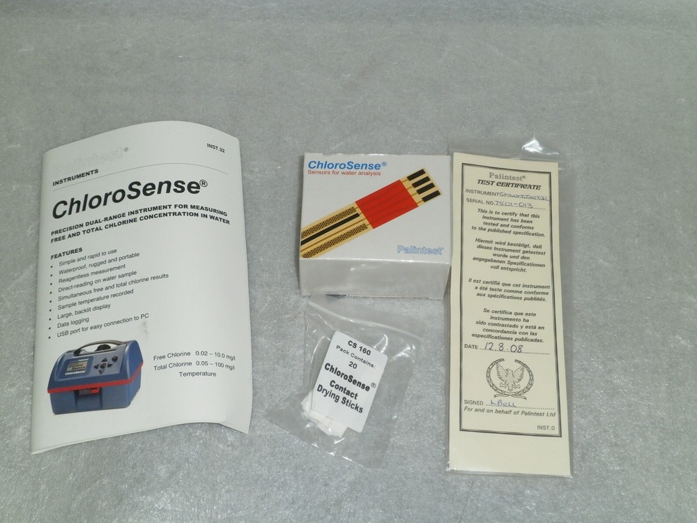 Palintest ChloroSense Analyzer with accessories