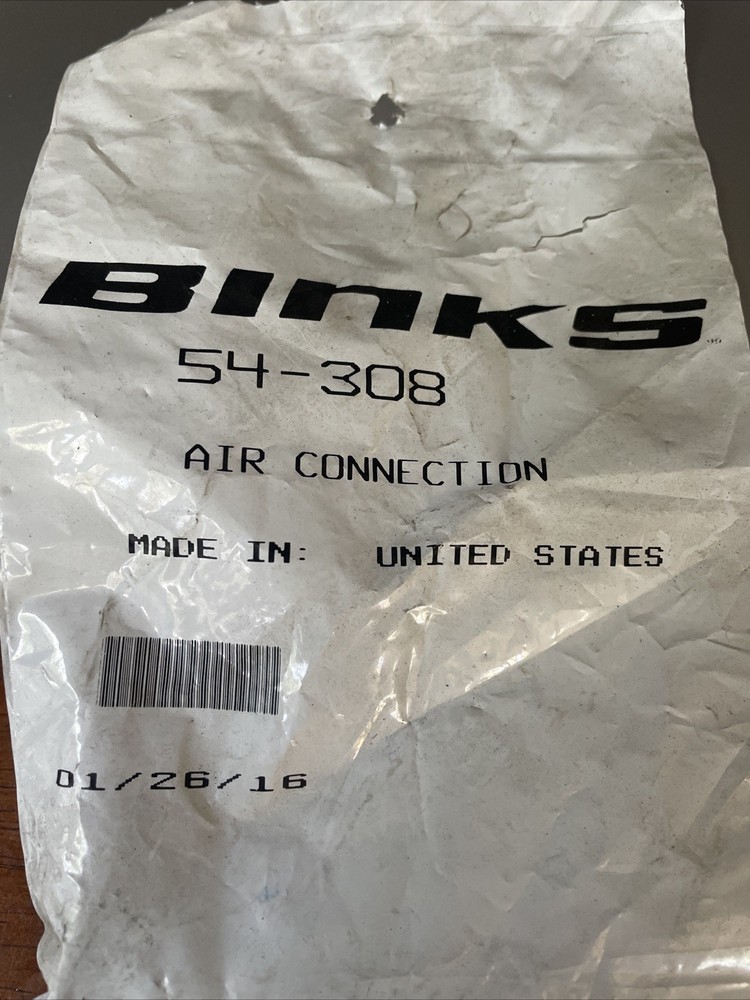 Binks 54-308 Trophy Spray Gun Air Connection Fitting