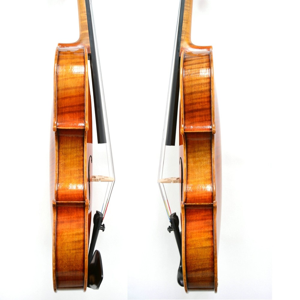 Master 15'' Viola! 1-PC BACK Master Wang's Own Work Outstanding Tone No. W19