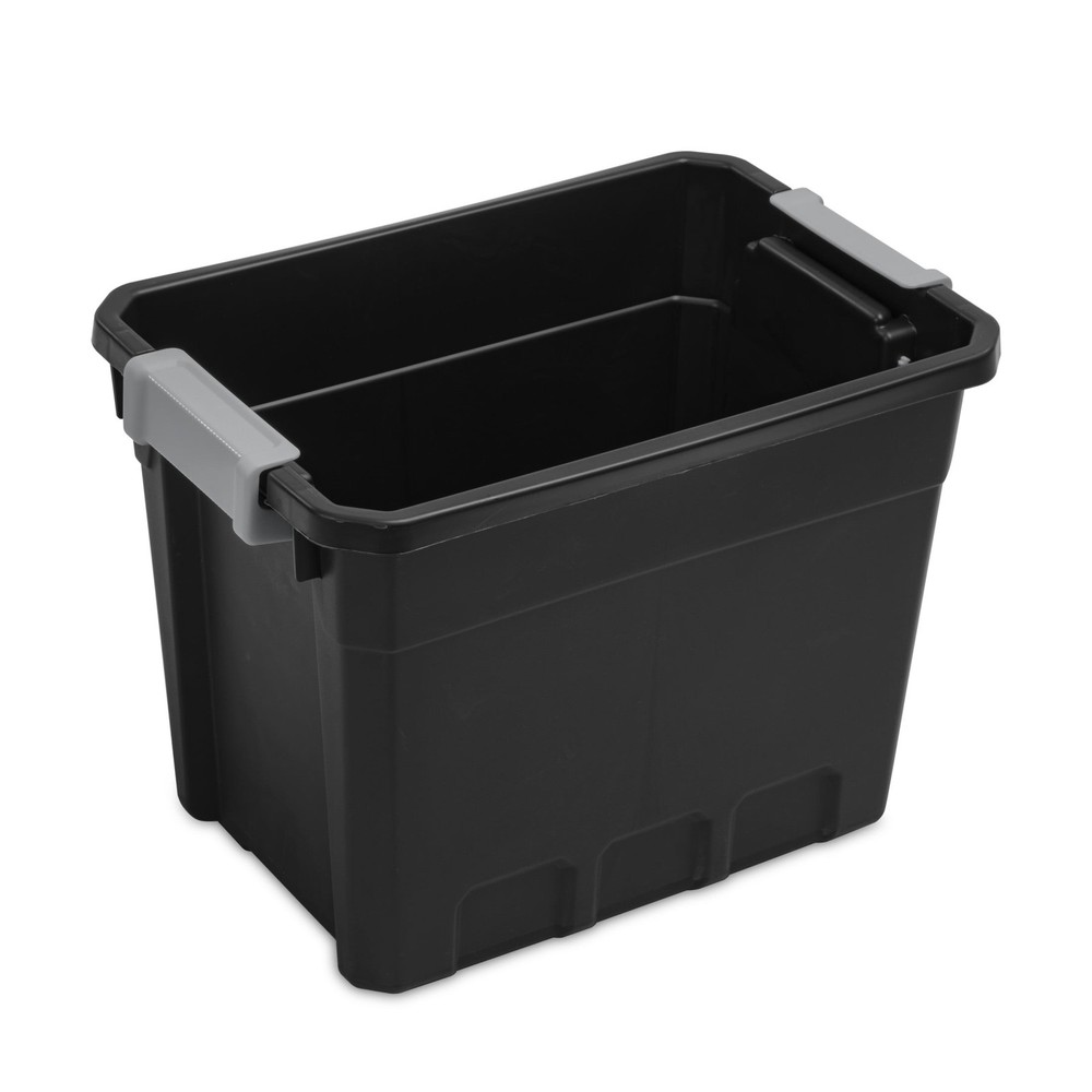 Sterilite Extra Large Stackable Storage Bin Durable Plastic Tote with Latch Lid