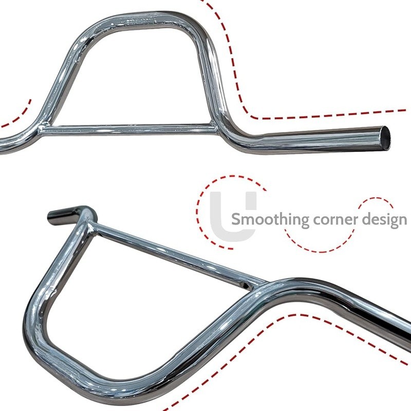 Handmade Chrome Handlebar Front Baskets Durable Steel Easy Install Compatible US