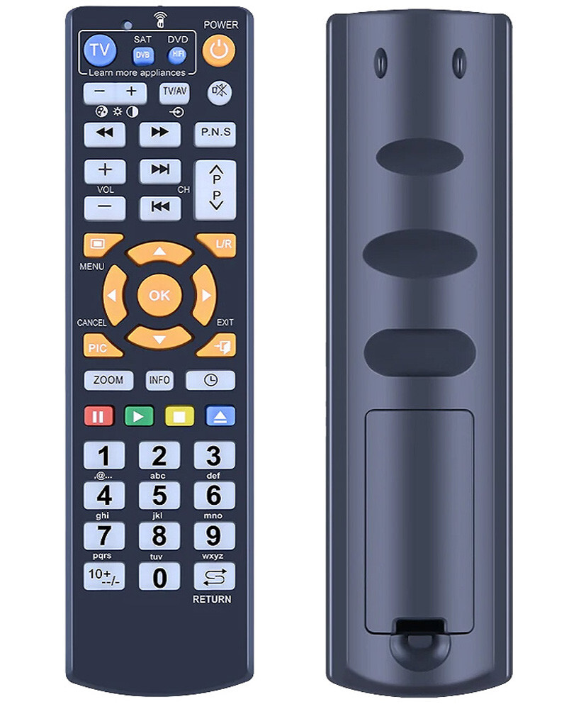 Universal IR Remote Control W/Learning Copy Functions For 3-Device Learning