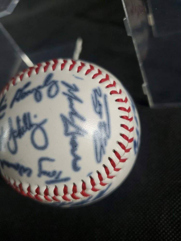 Team Autographed Randy Johnson Baseball Detailed Pics Boxed Auto Signed **