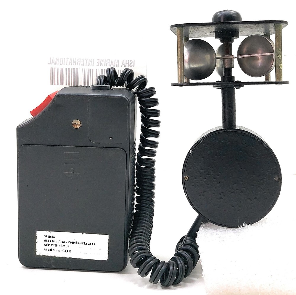 VEB Handheld Anemometer Analog Meter 872496
