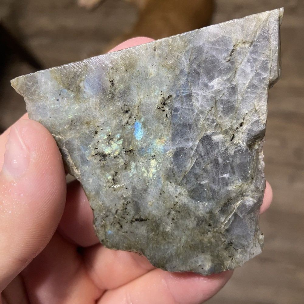 Labradorite Flashy Rough Slab 2.23 Oz