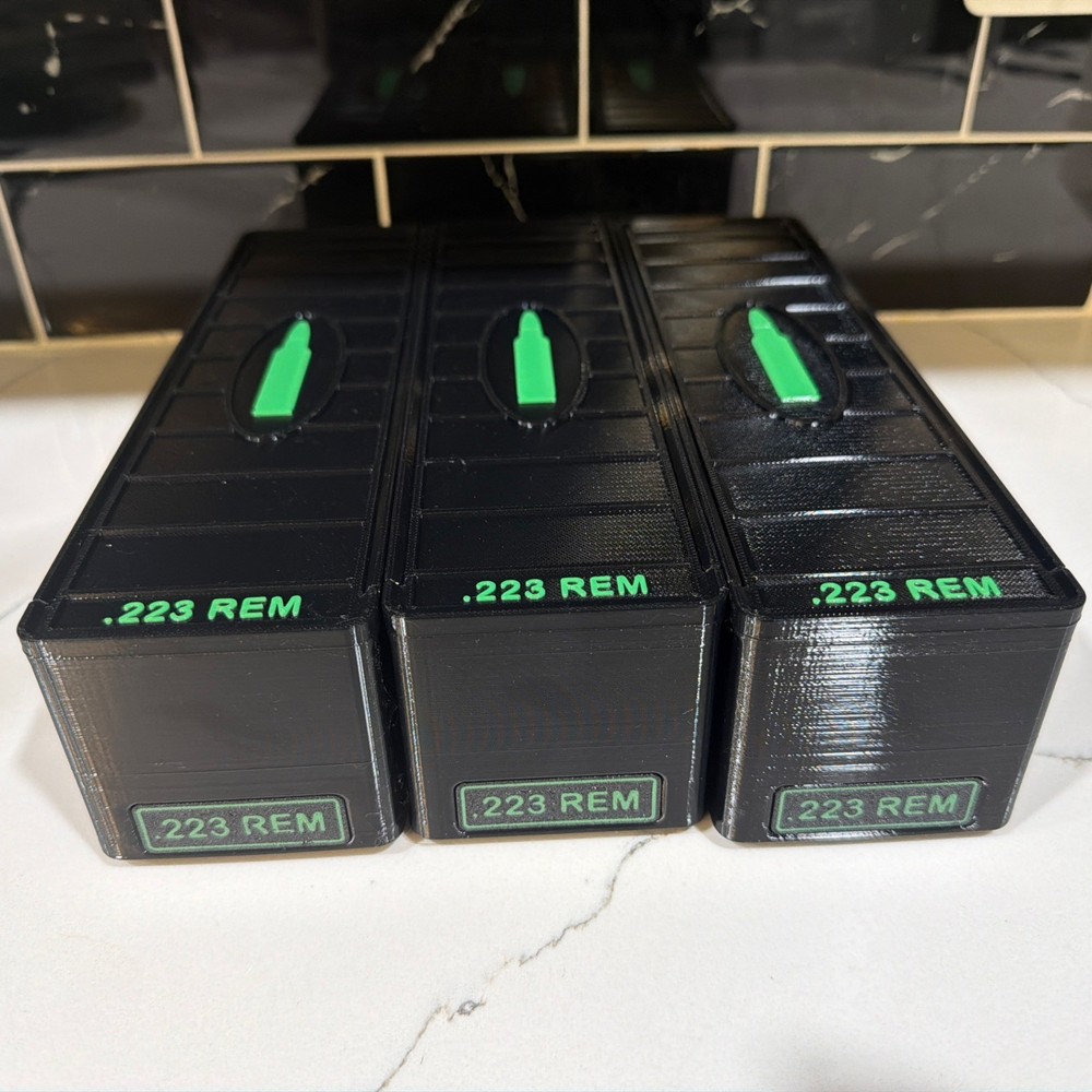 .223 / 5.56 Ammo Box 100rd Capacity (3 Pack)