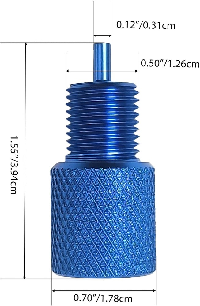 Brake Proportioning Valve Bleeder Tool, Bleeding Tool Blue, Blue