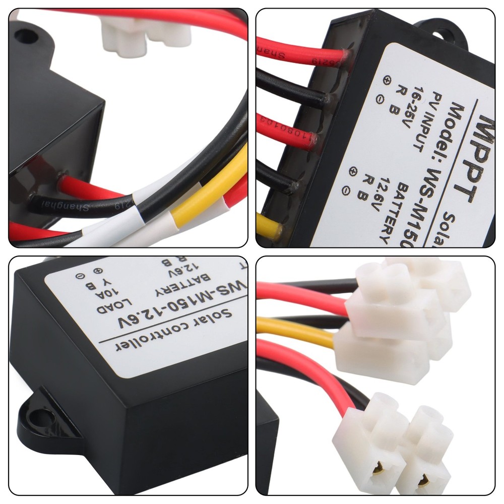 MPPT Solar Charge Controller 150W 12.6V Boost Waterproof Adjustable