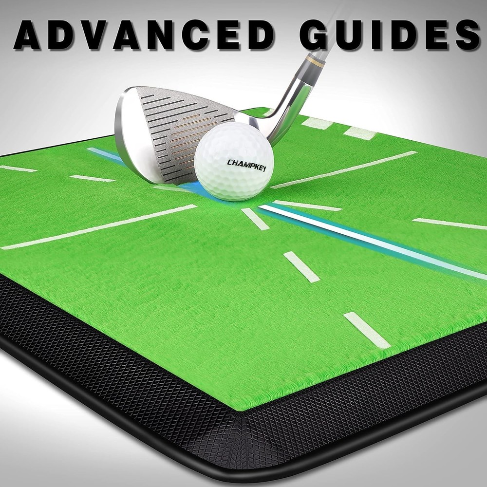 Foldable Golf Hitting Mat 13" x 17" - Ideal for Swing Feedback and Training