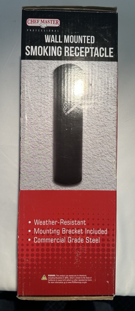 WALL MOUNTED SMOKING RECEPTACLE