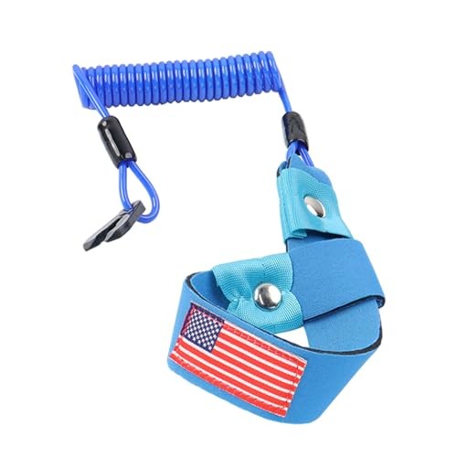 Jet Ski Kill Switch Lanyard Compatible with Yamaha Cut Off Tether Replace Blue