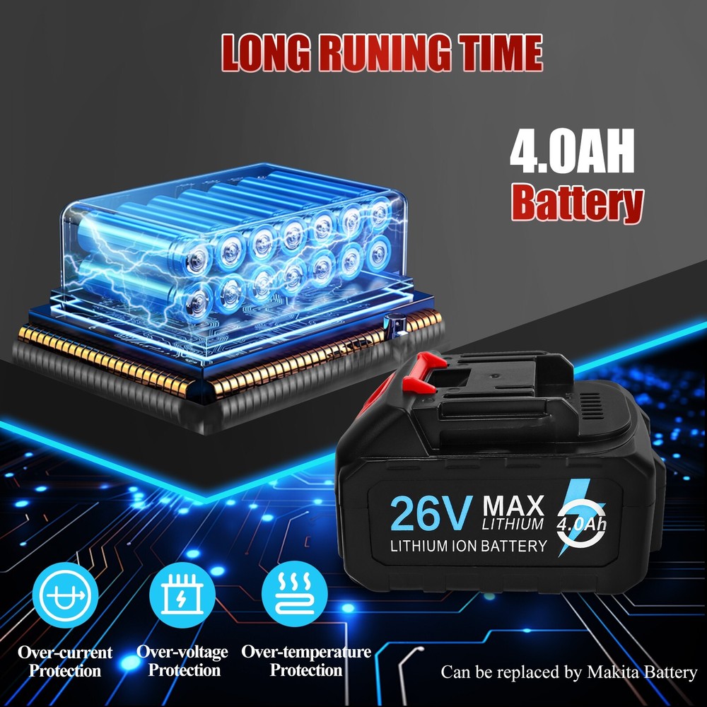 Cordless Pop Rivet Tool Rivet Nut Gun Rivnut Setting Nut Setter Blind Riveter